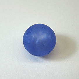 Polaris-Perle Struktur 14mm blau